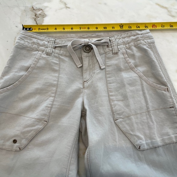 FREE PEOPLE BEIGE PANTS SIZE 4 - Picture 9 of 16